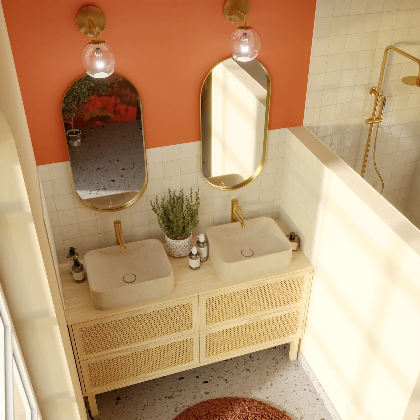 inspiration-meuble-vasque-en-pierre-salle-de-bain-terracotta