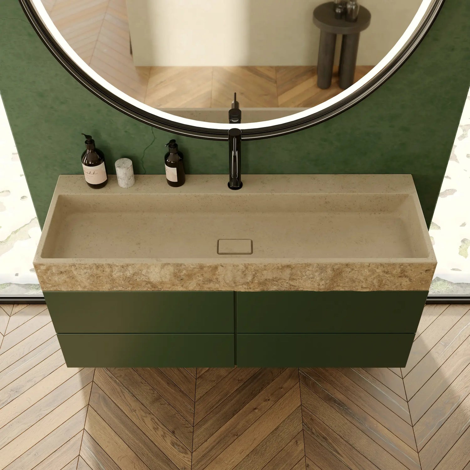 vasque-en-pierre-creme-aumar-120cm-face-avant-brut-de-roche-salle-de-bain-beton-cire