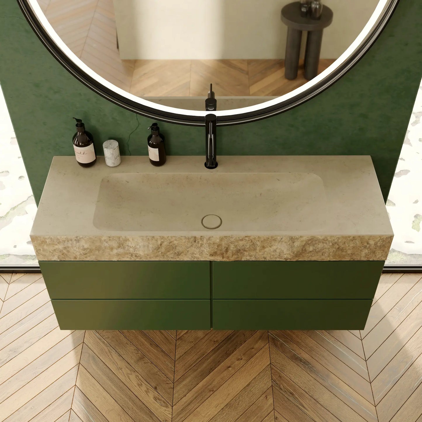 vasque-pierre-120cm-creme-modele-serre-ponçon-forme-demi-lune-face-avant-brut-de-roche