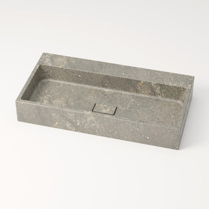 Vasque en marbre bleu gris de San Vicente 80 cm – Aumar