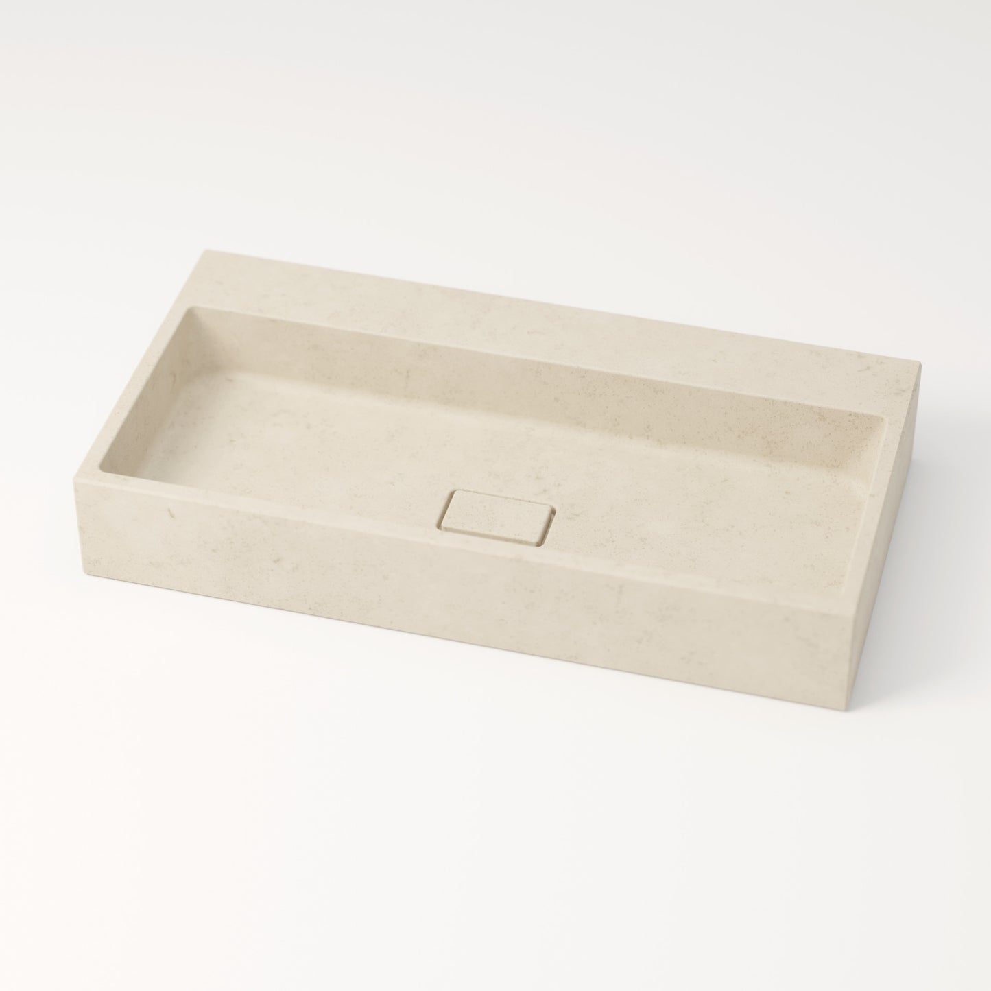 Vasque en pierre crème Moléanos 80 cm – Aumar