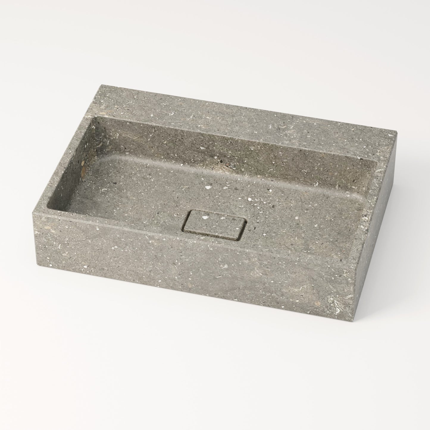 Vasque en marbre bleu gris de San Vicente 60 cm – Aumar