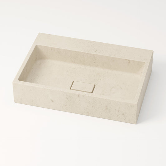 Vasque en pierre crème Moléanos 60 cm – Aumar