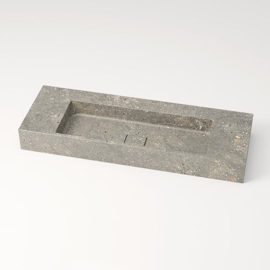 Vasque en marbre bleu gris de San Vicente 120 cm –  Léman
