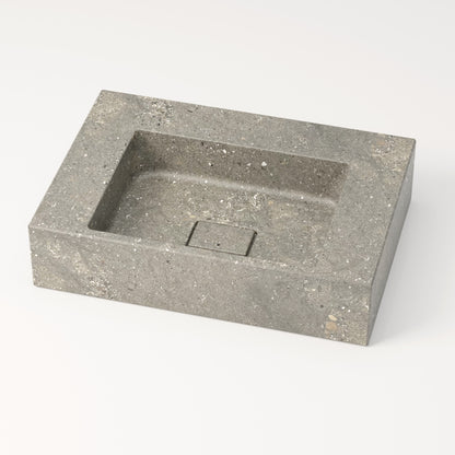 Vasque en marbre bleu gris de San Vicente 60 cm – Léman