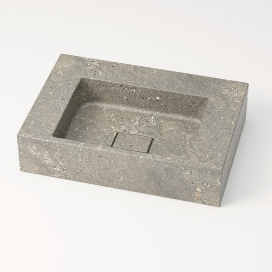 Vasque en marbre bleu gris de San Vicente 60 cm – Léman