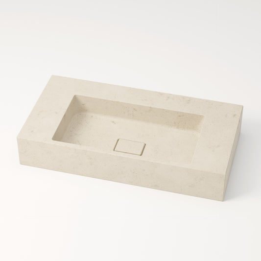 Vasque en pierre crème Moléanos 80 cm – Léman