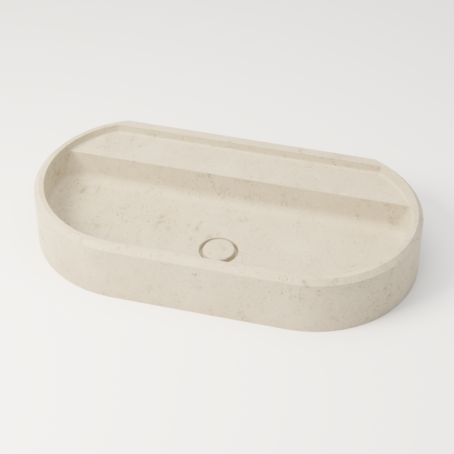 Vasque en pierre crème Moléanos 80 cm – Salagou
