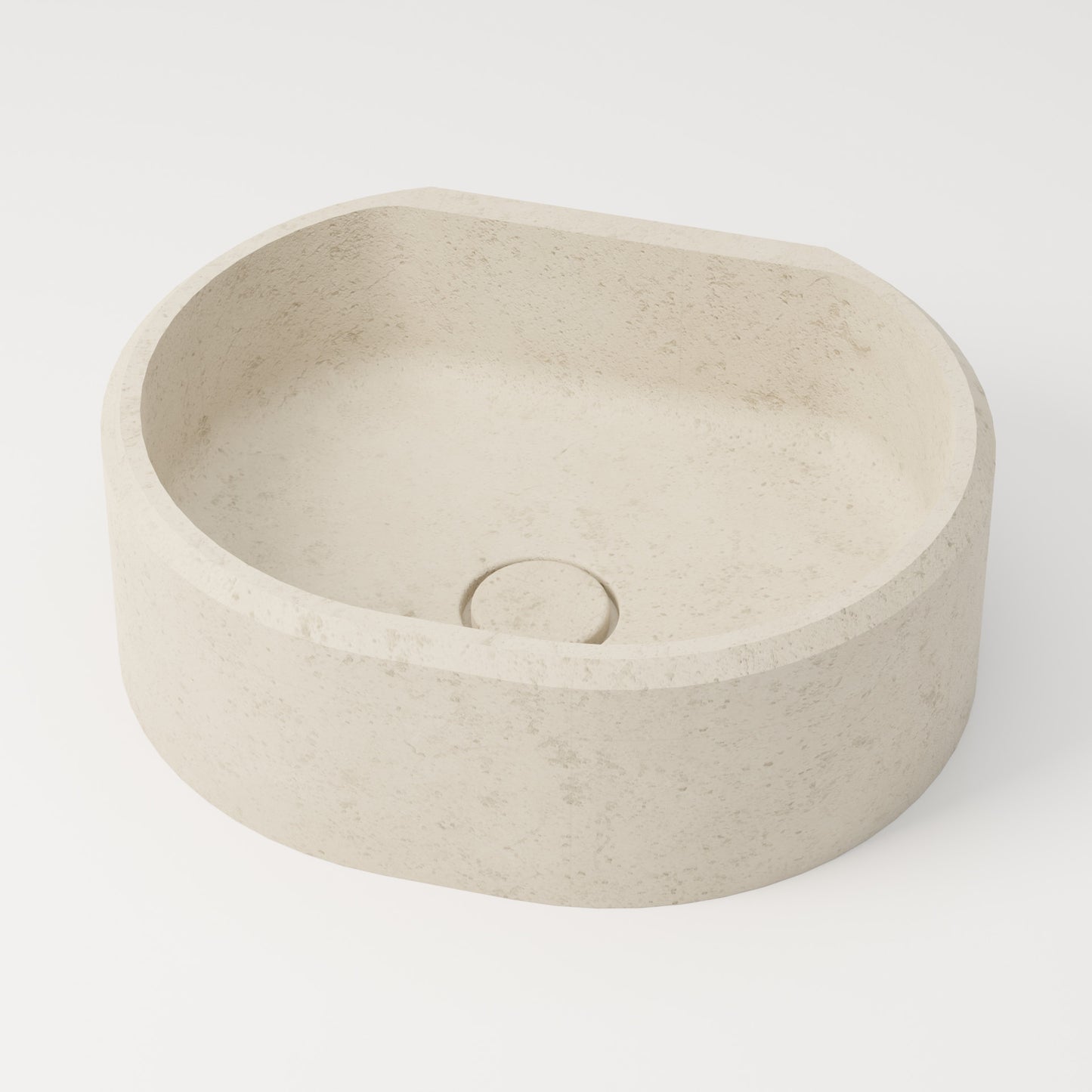 Vasque en pierre crème Moléanos 44 cm – Dourbie