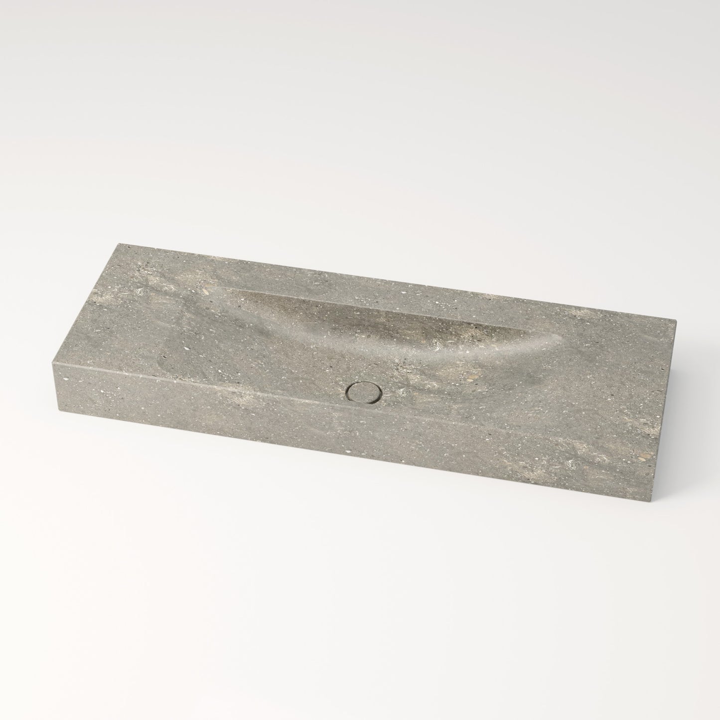 Vasque en marbre bleu gris de San Vicente 120 cm –  Serre-Ponçon