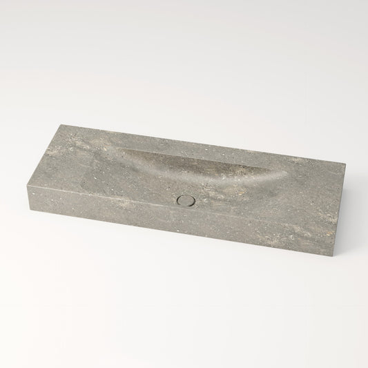 Vasque en marbre bleu gris de San Vicente 120 cm –  Serre-Ponçon