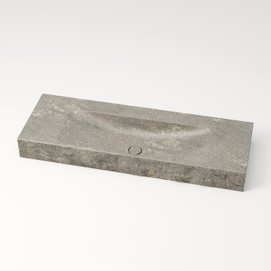 Vasque en marbre brute bleu gris de San Vicente 120 cm –  Serre-Ponçon