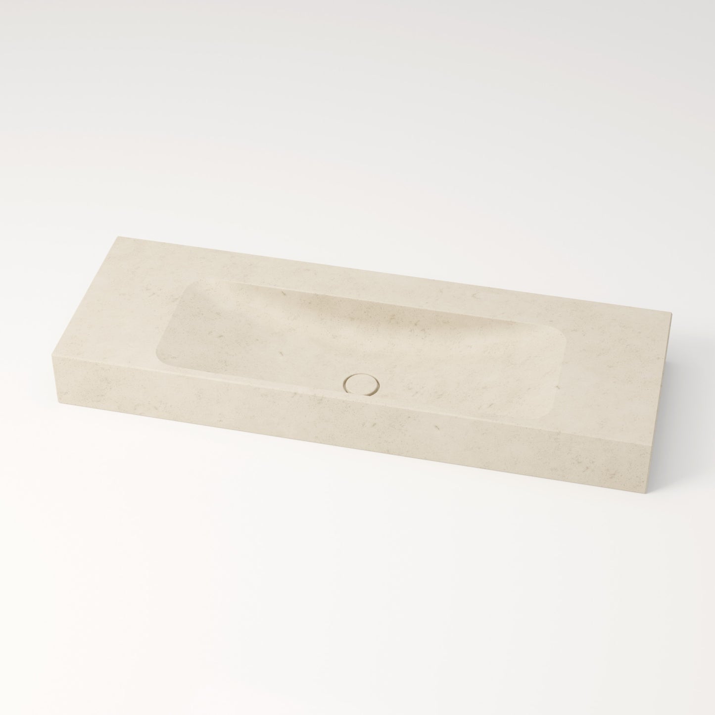 Vasque en pierre crème Moléanos 120 cm –  Serre-Ponçon