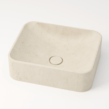 Vasque en pierre crème Moléanos 44 cm – Ubaye