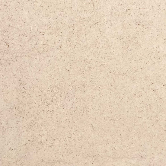 Échantillon de pierre naturelle crème Moléanos pour vasque de salle de bain